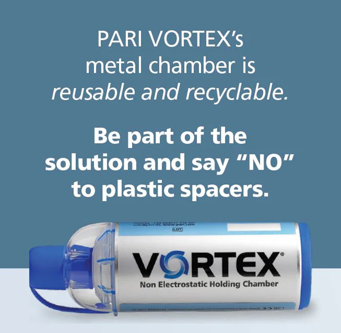 Pari VORTEX Non Electrostatic Valved Holding Chamber - Image 5